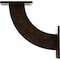 Ekena Millwork Bradford Steel Bracket, Antiqued Bronze 2"W x 7"D x 7"H BKTM02X07X07BRABZ - alternate 3